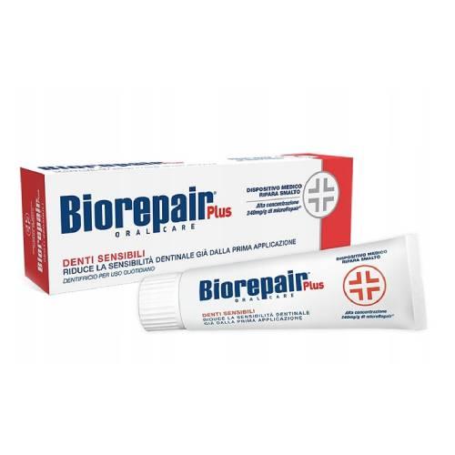 Miniaturka artykułu - Biorepair Plus Sensitive Teeth Pasta do zęb&oacute;w, 75 ml