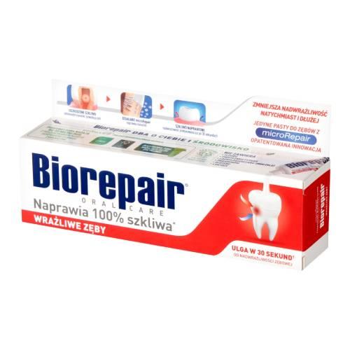 Miniaturka artykułu - Biorepair Wrażliwe zęby Pasta do mycia zęb&oacute;w, 75 ml