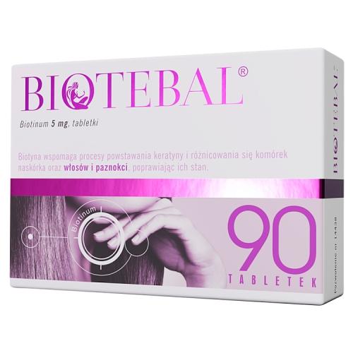 Miniaturka artykułu - Biotebal 5 mg, 90 tabl.
