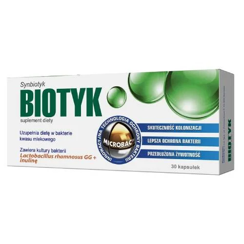 Miniaturka artykułu - Biotyk 400mg - 30 kapsułek