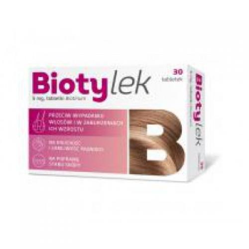 Miniaturka artykułu - Biotylek tabl. 5 mg, 30 tabl. USZKODZONE OPAKOWANIE TEKTUROWE