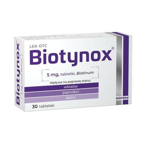 Miniaturka artykułu - Biotynox 5 mg, 30 tabl.