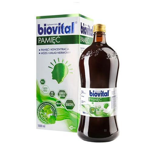Miniaturka artykułu - Biovital Pamięć płyn- 1l USZKODZONE OPAKOWANIE TEKTUROWE