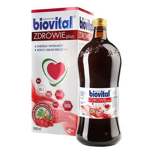 Miniaturka artykułu - Biovital Zdrowie Plus płyn 1 l USZKODZONE/  BRAK OPAKOWANIA TEKTUROWEGO