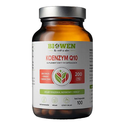 Miniaturka artykułu - Biowen Koenzym Q10 Ubichinon 100 mg, 100 kaps.