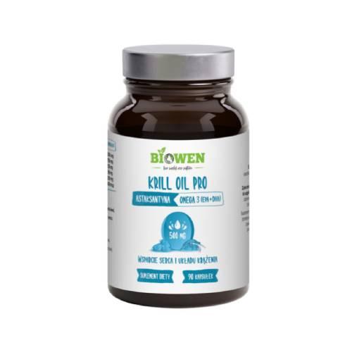 Miniaturka artykułu - Biowen Krill Oil Pro 500 mg, 90 kaps.
