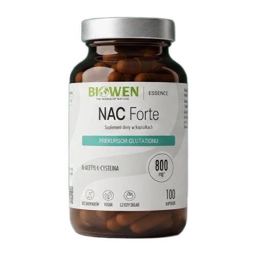 Miniaturka artykułu - Biowen Nac Forte, 100 kaps.