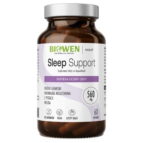 Miniaturka artykułu - Biowen Sleep Support, 60 kaps.