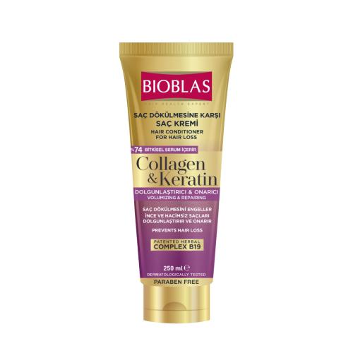 BIOBLAS Collagen&Keratin Kolagenowo- keratynowa odżywka do włos&oacute;w, 250ml