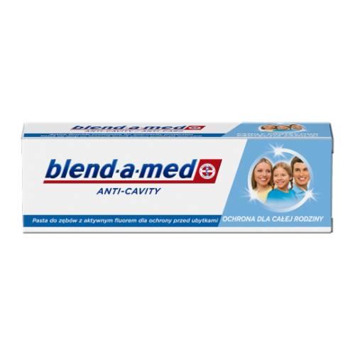 Miniaturka artykułu - BLEND-A-MED Anti-Cavity Family Protection Pasta do zęb&oacute;w, 75ml