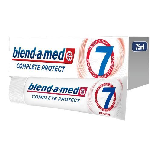 Miniaturka artykułu - BLEND-A-MED Complete Protect 7 Original Pasta do zęb&oacute;w, 75ml USZKODZONE / BRAK OPAKOWANIA