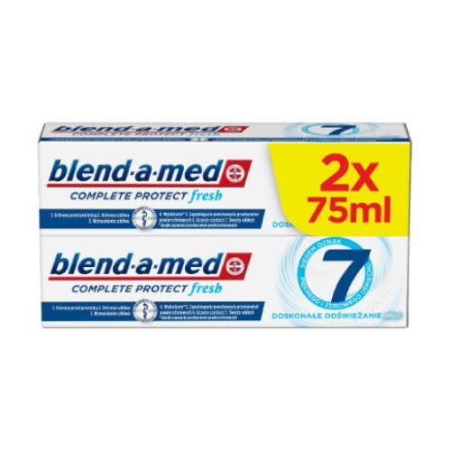 Miniaturka artykułu - BLEND-A-MED Complete Protect Extra Fresh Pasta do zęb&oacute;w, 2x75ml
