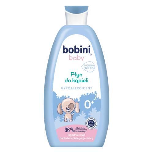 Miniaturka artykułu - BOBINI BABY Płyn do kąpieli hypoalergiczny, 300ml KR&Oacute;TKA DATA 16.07.2026