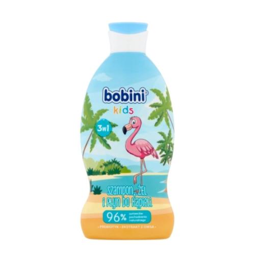 Miniaturka artykułu - BOBINI KIDS Szampon, żel i płyn do kąpieli 3w1 Flaming, 330ml