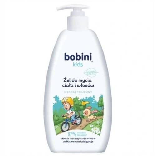 Miniaturka artykułu - BOBINI KIDS Żel do mycia ciała i włosów - hypoalergiczny, 500ml