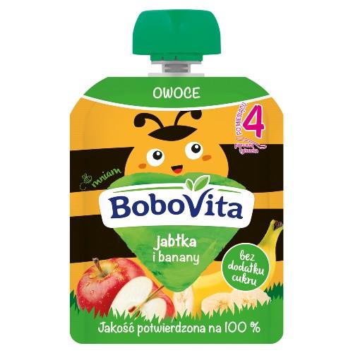 Miniaturka artykułu - BoboVita Mus jabłko banan, 80g