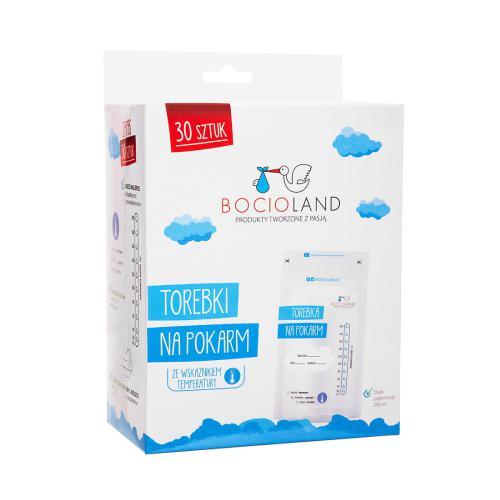 Miniaturka artykułu - BOCIOLAND Woreczki na mleko 200ml, 30szt. USZKODZONE TEKTUROWE OPAKOWANIE