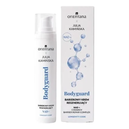 Miniaturka artykułu - Orientana Longevity Code Bodyguard Barierowy krem regenerujący do twarzy, 50 ml