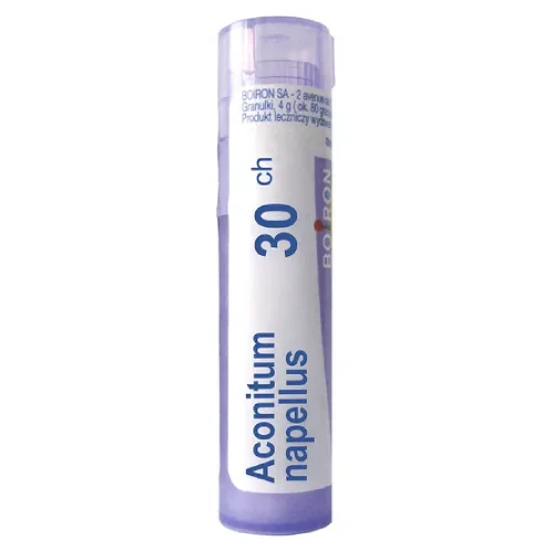 Miniaturka artykułu - BOIRON Aconitum napellus 30 CH granulki 4g ( około 80 granulek)