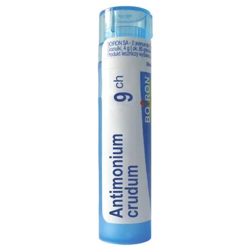 Miniaturka artykułu - BOIRON Antimonium crudum 9 CH granulki 4g ( około 80 granulek)