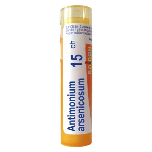 Miniaturka artykułu - BOIRON Antimonium tartaricum 15 CH 4g ( około 80 granulek)