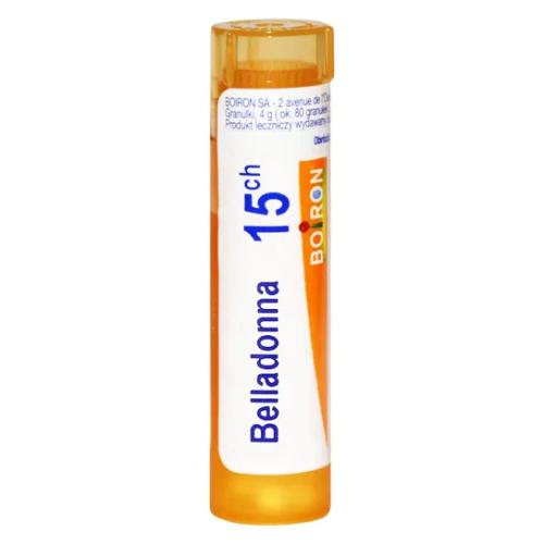 Miniaturka artykułu - BOIRON Belladonna 15 CH granulki 4 g ( około 80 granulek)