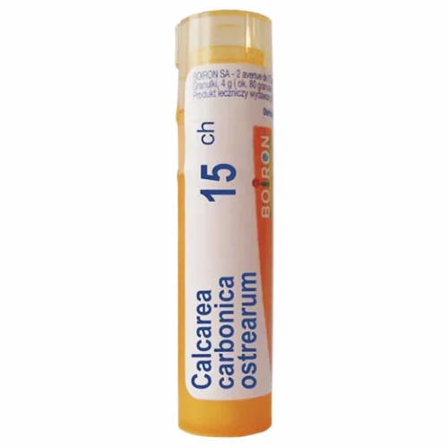 Miniaturka artykułu - BOIRON Calcarea Carbonica Ostrearum 15CH 4g ( około 80 granulek)