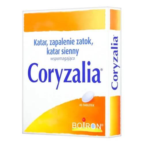 Miniaturka artykułu - BOIRON Coryzalia, 40 tabletek