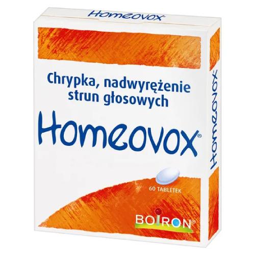 Miniaturka artykułu - BOIRON HOMEOVOX - 60 tabletek