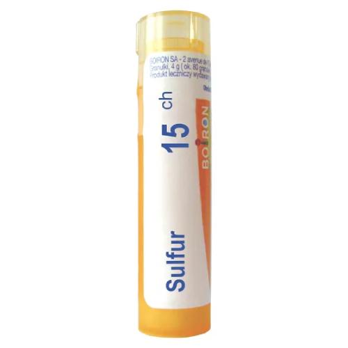 Miniaturka artykułu - BOIRON Sulfur 15 CH granulki 4 g (około 80 granulek)