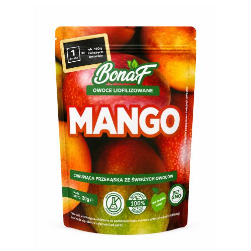 Miniaturka artykułu - Bonaf Liofilizowane mango, 20 g