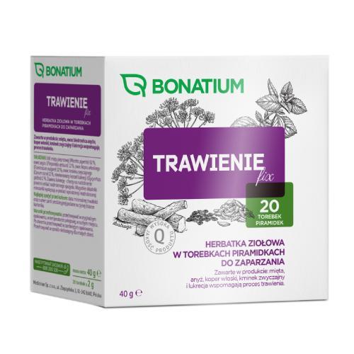 Miniaturka artykułu - Bonatium Trawienie fix herbatka ziołowa, 2g, 20szt USZKODZONE TEKTUROWE OPAKOWANIE