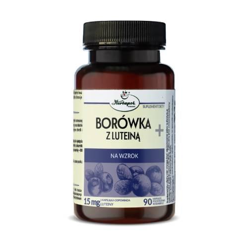 Miniaturka artykułu - Bor&oacute;wka z luteiną + Na wzrok, 90 kaps.