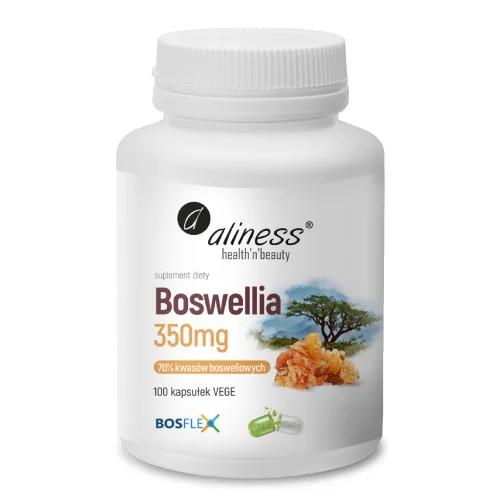 Aliness Boswellia 350 mg 70% kwas&oacute;w bosweliowych, 100 kaps.