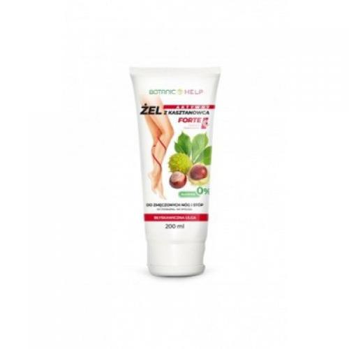 Miniaturka artykułu - Botanic Help Żel z kasztanowca forte, 200ml USZKODZONY PLASTIOWY KOREK