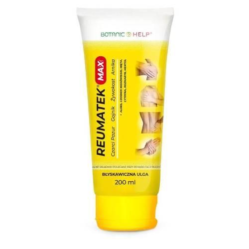 Miniaturka artykułu - Botanic Reumatek Max żel, 200ml USZKODZONA ZAKRĘTKA