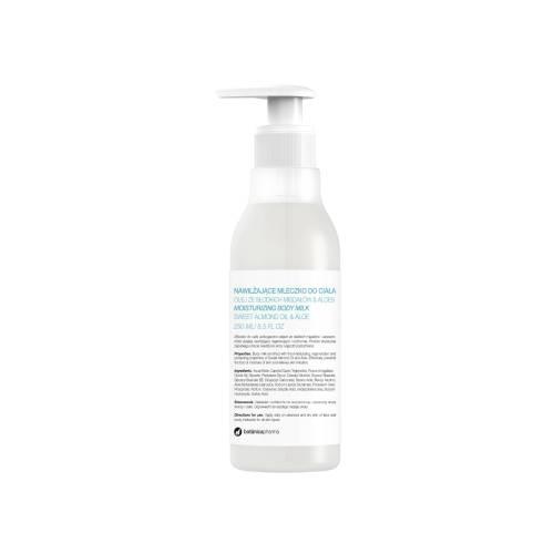 Miniaturka artykułu - Botanicapharma Mleczko do ciała Olej ze słodkich migdał&oacute;w i aloesu, 250 ml