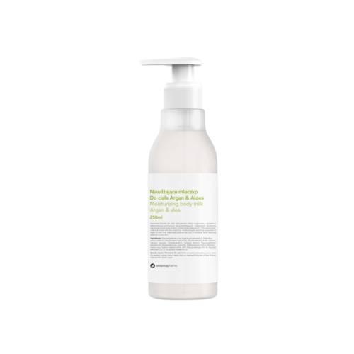 Miniaturka artykułu - Botanicapharma Nawilżające mleczko do ciała Argan i aloes, 250 ml
