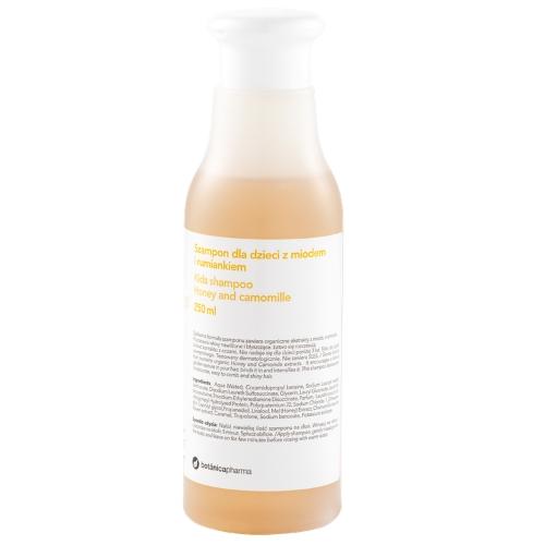 Miniaturka artykułu - Botanicapharma Szampon dla dzieci z miodem i rumiankiem, 250 ml