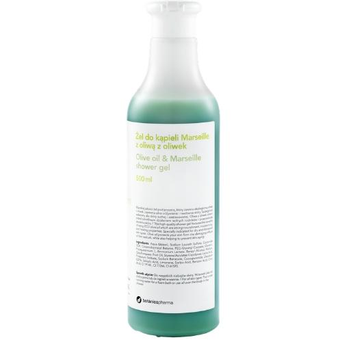 Miniaturka artykułu - Botanicapharma Żel do kąpieli z Oliwą z oliwek i Marseille, 500 ml