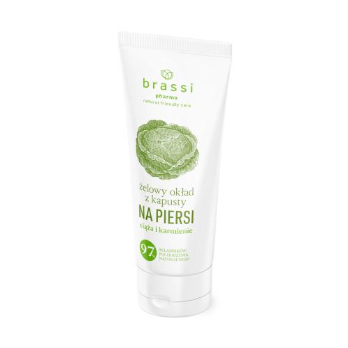 Miniaturka artykułu - Brassipharma Żelowy okład z kapusty na piersi - ciąża i karmienie, 75ml