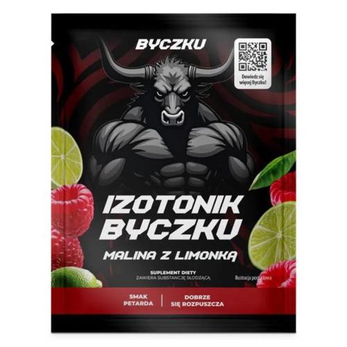 Miniaturka artykułu - Byczku Izotonik Byczku malina z limonką, 31,5 g