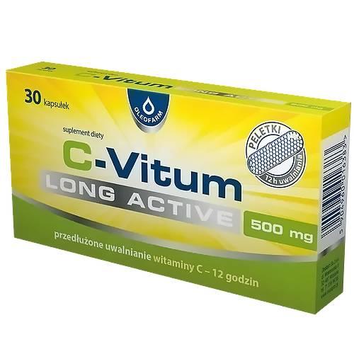 Miniaturka artykułu - C-Vitum Long Active, 30kaps.