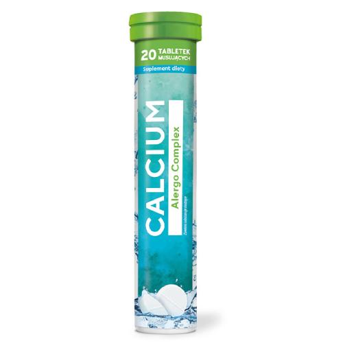 Miniaturka artykułu - Calcium Alergo Complex, 20tabl. musujących
