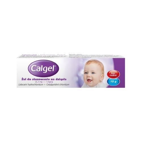 Miniaturka artykułu - CALGEL żel na bolesne ząbkowanie - 10 g  KR&Oacute;TKA DATA 30.09.2026
