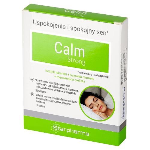 Miniaturka artykułu - Calm Strong, 30 tabl. USZKODZONE OPAKOWANIE TEKTUROWE