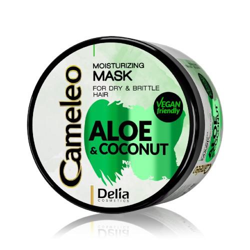 Miniaturka artykułu - CAMELEO ALOES I KOKOS Maska do włos&oacute;w, 200ml 