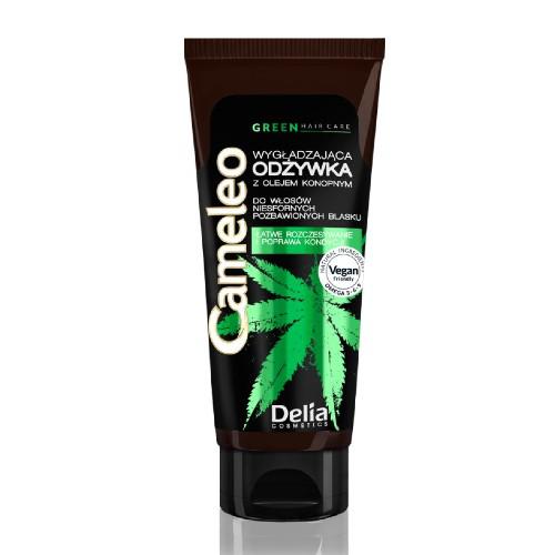 Miniaturka artykułu - CAMELEO GREEN Odżywka do włos&oacute;w niesfornych z olejem konopnym, 200ml 