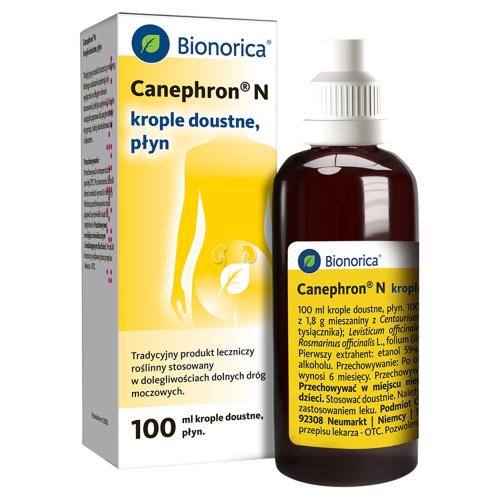 Miniaturka artykułu - Canephron N krople doustne 1ml/ml - 100ml