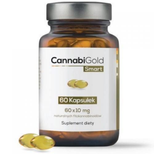 Miniaturka artykułu - CannabiGold Smart, 60 kapsułek miękkich WGNIECIONA NAKRĘTKA